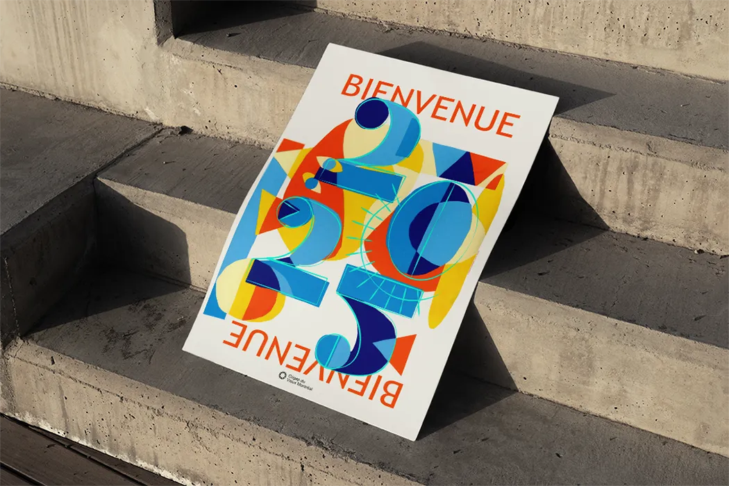 Affiche bienvenue 2025